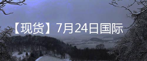 【現貨】7月24日國際市場PTA到岸價匯總