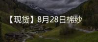 【現貨】8月28日棉紗現貨報價持平