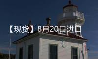 【現貨】8月20日進口鐵礦石港口價格匯總