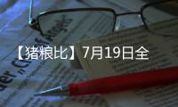 【豬糧比】7月19日全國各地區(qū)豬糧比匯總