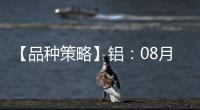 【品種策略】鋁：08月21日多家期貨公司晨報觀點匯總