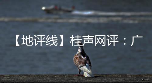 【地評線】桂聲網評：廣西“新春第一會”，開放之路越走越寬廣