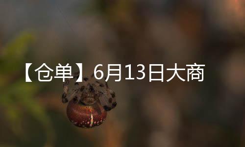 【倉單】6月13日大商所塑料期貨倉單較上一日減少16手