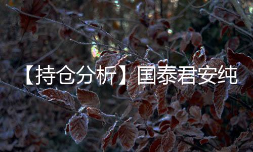 【持倉分析】國泰君安純堿凈空頭持倉連續第3日減少！