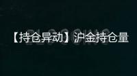 【持倉異動】滬金持倉量較上一交易日減少34166手降幅10.01%