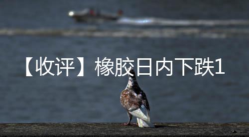 【收評】橡膠日內(nèi)下跌1.77%機構稱橡膠價格有偏強震蕩驅(qū)動