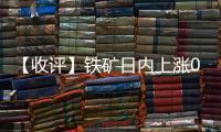 【收評】鐵礦日內上漲0.40%機構稱鐵礦石短期價格震蕩，市場情緒偏謹慎