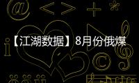 【江湖數據】8月份俄煤價格高位回調