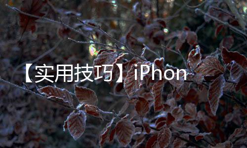 【實用技巧】iPhone聽筒進灰應該怎樣解決？