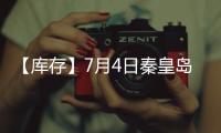 【庫存】7月4日秦皇島煤炭庫存較上一日減少10萬噸