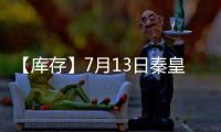 【庫存】7月13日秦皇島煤炭庫存較上一日增加10萬噸