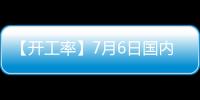【開工率】7月6日國內PTA開工率較上一日持平