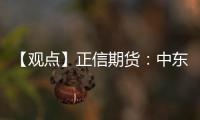 【觀點】正信期貨：中東沖突緩和，油價存短期反彈機會
