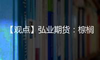 【觀點】弘業期貨：棕櫚油市場前景看好，建議逢低建立多單