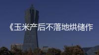 《玉米產后不落地烘儲作業技術規程》等兩項團標征求意見