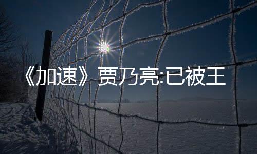《加速》賈乃亮:已被王俊凱納入了組合里【娛樂新聞】風尚中國網