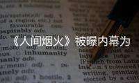 《人間煙火》被曝內幕為男一弱化男二男三孟宴臣翟淼有CP線