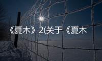 《夏木》2(關于《夏木》2簡述)