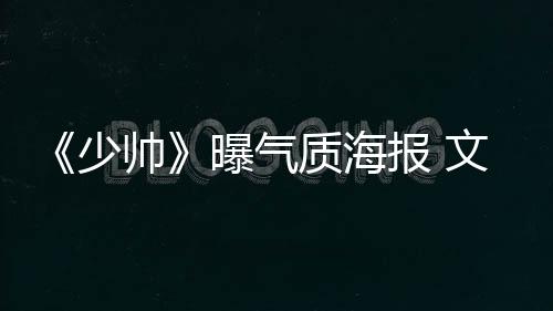 《少帥》曝氣質海報 文章宋佳演傳奇史詩【娛樂新聞】風尚中國網(wǎng)
