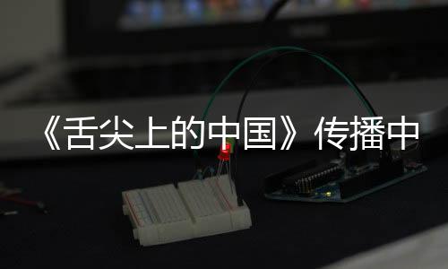 《舌尖上的中國(guó)》傳播中國(guó)飲食文化