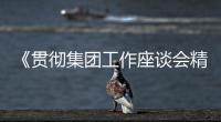 《貫徹集團工作座談會精神·我們在行動》專欄引發熱烈反響