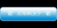 “箭”式導彈(關于“箭”式導彈簡述)