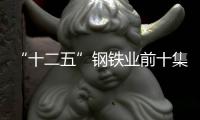 “十二五”鋼鐵業(yè)前十集中度將達60%