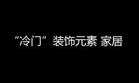 “冷門”裝飾元素 家居升級裝飾新體驗(yàn)