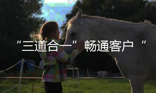 “三道合一”暢通客戶“復(fù)工路”