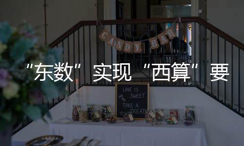 “東數”實現“西算”要邁幾道坎