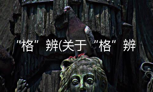 “格”辨(關(guān)于“格”辨簡述)