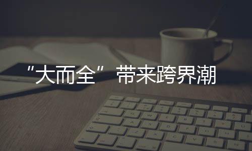 “大而全”帶來跨界潮 櫥柜產品親民是關鍵