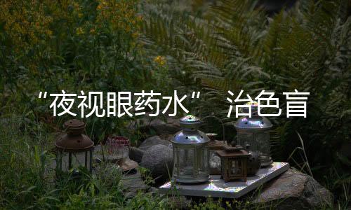 “夜視眼藥水” 治色盲有戲