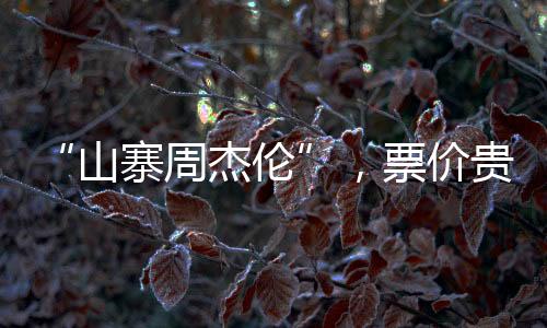 “山寨周杰倫”，票價貴過本人？