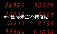 ★☆國際米蘭VS博洛尼亞賽后球員評分貼☆★
