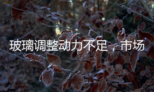 玻璃調整動力不足，市場該何去何從？,行業資訊