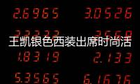 王凱銀色西裝出席時尚活動 優雅閃耀帥到發光