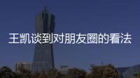 王凱談到對朋友圈的看法 稱加好友成了社交禮儀