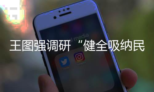 王圖強調研“健全吸納民意、匯集民智工作機制”工作開展情況_