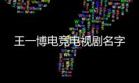 王一博電競電視劇名字
