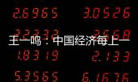 王一鳴：中國經(jīng)濟每上一個臺階，都是在有效應(yīng)對危機之后