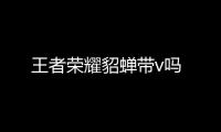 王者榮耀貂蟬帶v嗎