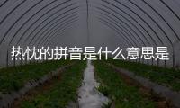 熱忱的拼音是什么意思是什么（熱忱的拼音是什么）