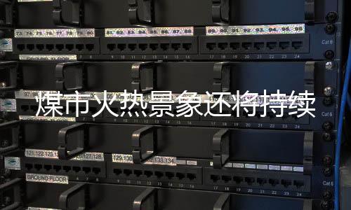 煤市火熱景象還將持續
