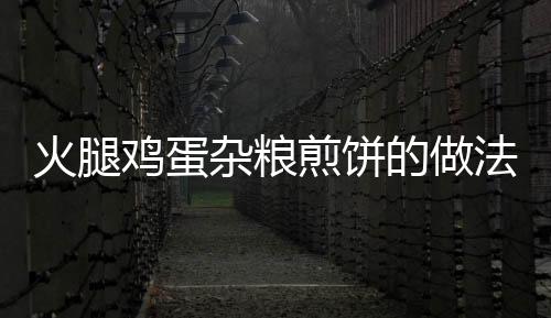 火腿雞蛋雜糧煎餅的做法