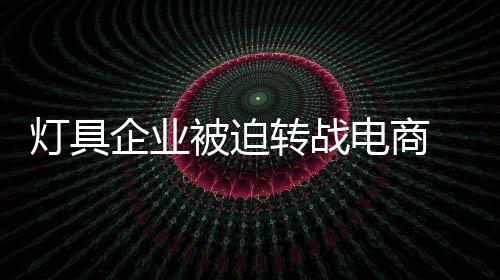 燈具企業(yè)被迫轉(zhuǎn)戰(zhàn)電商 商業(yè)目的不清晰