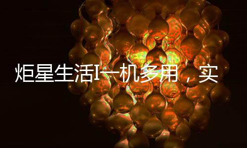 炬星生活I一機多用，實現(xiàn)一雞多吃！