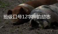 班級(jí)口號(hào)12字押韻勵(lì)志（班級(jí)口號(hào)霸氣押韻12字）