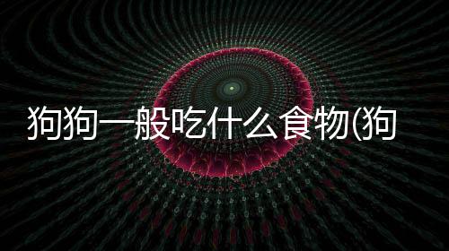 狗狗一般吃什么食物(狗狗不能吃什么水果)