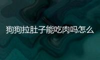 狗狗拉肚子能吃肉嗎怎么辦(狗狗拉肚子可以吃蒙脫石散嗎)